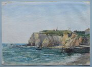 Watercolour Isle Of Wight 1898 Gertrude Burrard