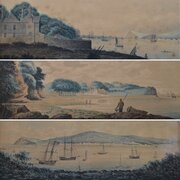 Watercolours X3 Of Teignmouth & Shaldon, Devon