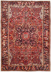 Antique Ahar Heriz Carpet