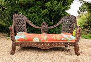 Antique Anglo Indian Bombay Sofa