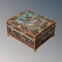 Antique Chinese Cloisonne Bronze Lidded Box