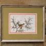 Antique Chinese Watercolour Painting Birds 