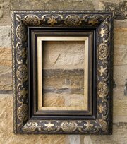 Antique Gilt And Ebonised Picture Frame