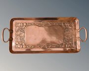 Arts And Crafts Copper Tray St. Albans School Of Art