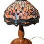 Beautiful Tiffany Style Lamp Stained Glass Dragonf