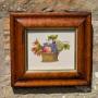 Charming Regency Watercolour Fruit in Basket 19th 