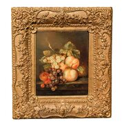 Dutch School Oil On Panel Still Life Painting