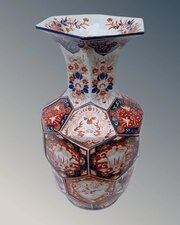Good Large Japanese Imari Porcelain Vase Meiji