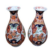 Good Pair Of Japanese Imari Vases