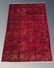Good Quality Hand Woven Afghan Wool Carpet 318 X 2