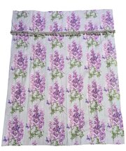 Large Quality Linen Curtain Interlined Delphinium 
