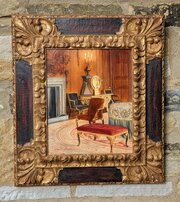 Palace In Madrid After The Oil Painting By Rogelio