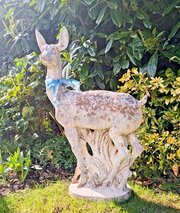 Pretty French Composition Stone Garden Deer
