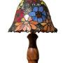 Pretty Tiffany Style Lamp Stained Glass