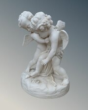 Rare Copeland Parian Statue Eros & Anteros