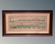 Rare Train Engraving Liverpool & Manchester Railways