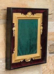 Rare Victorian Gilt Frame Deep Glazed Box Ebony & 