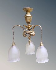 Superb 19th Century Chandelier Manner Of W.A.S. Benson