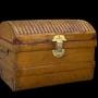 CUNARD Line Steel Traveling Trunk 19thC