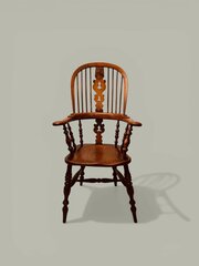 Windsor Broad Arm Chair In Ash & Elm C1890