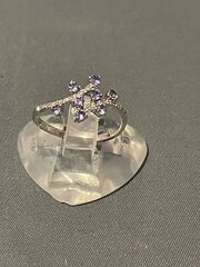 18ct Tanzanite And Diamond Dress Ring