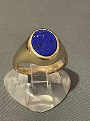 9ct Lapis Lazuli Signet Ring