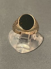 Early 20th Century Bloodstone Signet Ring