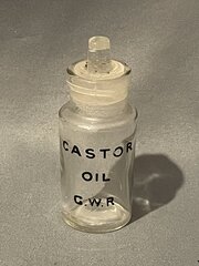 GWR 1st Aid Kit Castor Oil Bottle