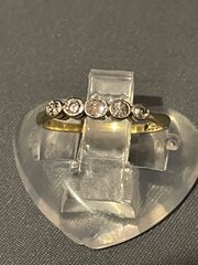 Mid 20th Century Five Stone Diamond Ring