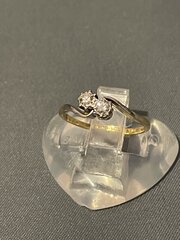 Mid 20th Century "Toi Et Moi" Two Diamond Ring