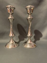 Pair Of Silver Candlesticks