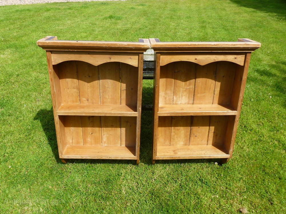 Two Matching Pine Shelving Units Antiques Atlas