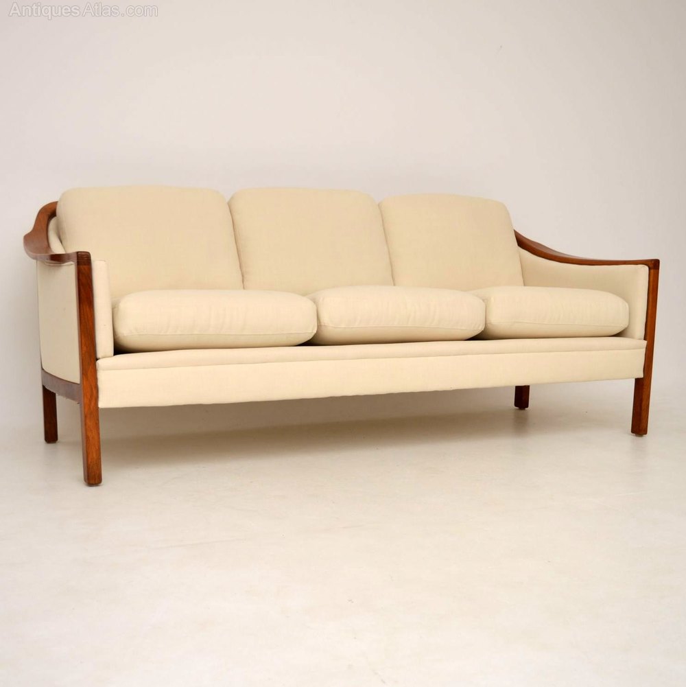 Antiques Atlas Danish Retro Walnut Sofa Vintage 1960 39 S