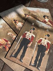 An Unusual Set Of 4 Early 20th C Painted Soldiers