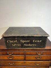 A 19th Century Maritime Painted Pine Chest