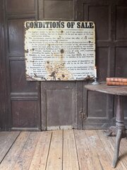 A Mid-20th Century  Auctioneers’  Sign