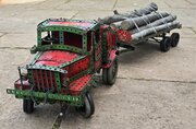 1930s Meccano Wood Mans Truck And Trailer