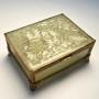 A Chinese carved jade jewellery box C1920