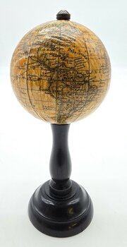 A Miniature World Desk Globe 17cm High