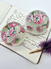 A Pair Of Italian Murano Glass Paperweights