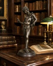 Narcissus A 19th C Bronze Sculpture C1890