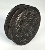 Snuff Box, Ebony, English, Engine Turned C1840