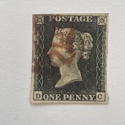 1840 1d Penny Black Queen Victoria Stamp