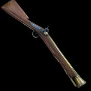 A 24-Bore Percussion Brass Barrelled Blunderbuss 