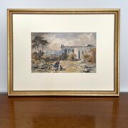 Grand Tour Watercolour The Temples At Paestum