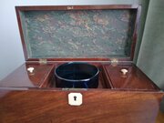 George 111 Tea Caddy With Blue Bowl