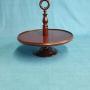 19th-century small mahogany Lazy Susan