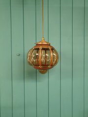 Antique Copper Nautical Pendant Light 9"