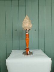 Art Deco Empire Torch Lamp