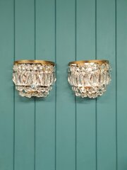 Early 20th Century Pair Of Prison Bag Wall Lights